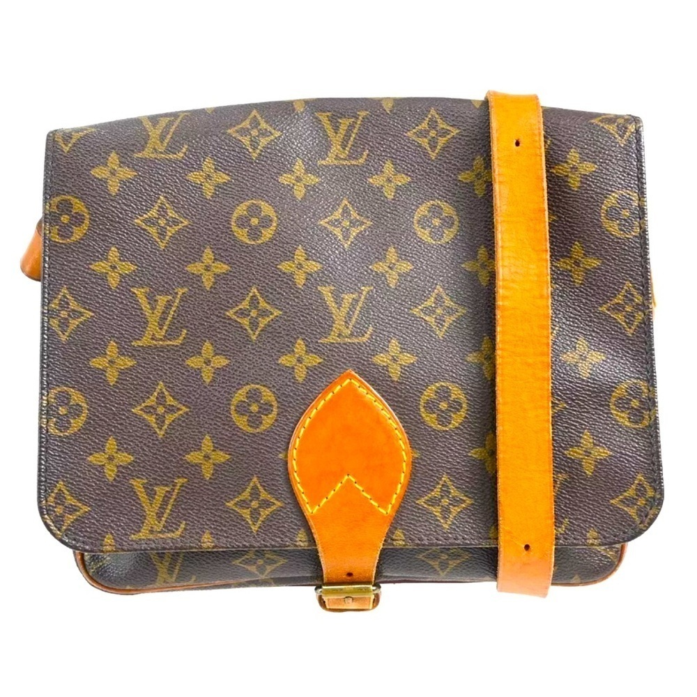 LOUIS VUITTON CARTOUCHIERE GM SHOULDER BAG PURSE MONOGRAM M51252 SL0930 XX19241 - Picture 1 of 11